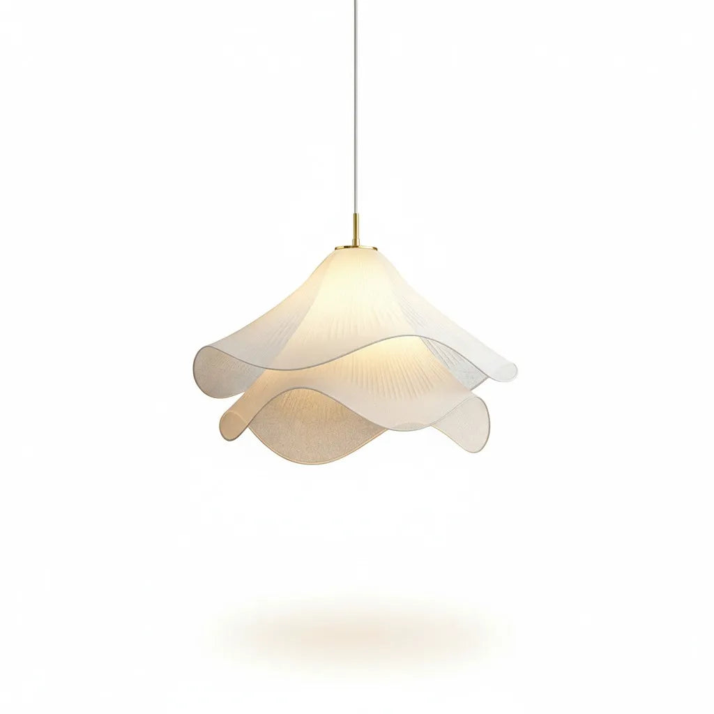 Lámpara Colgante Elara Haus - Iluminación de Cocina en Metal y Tela