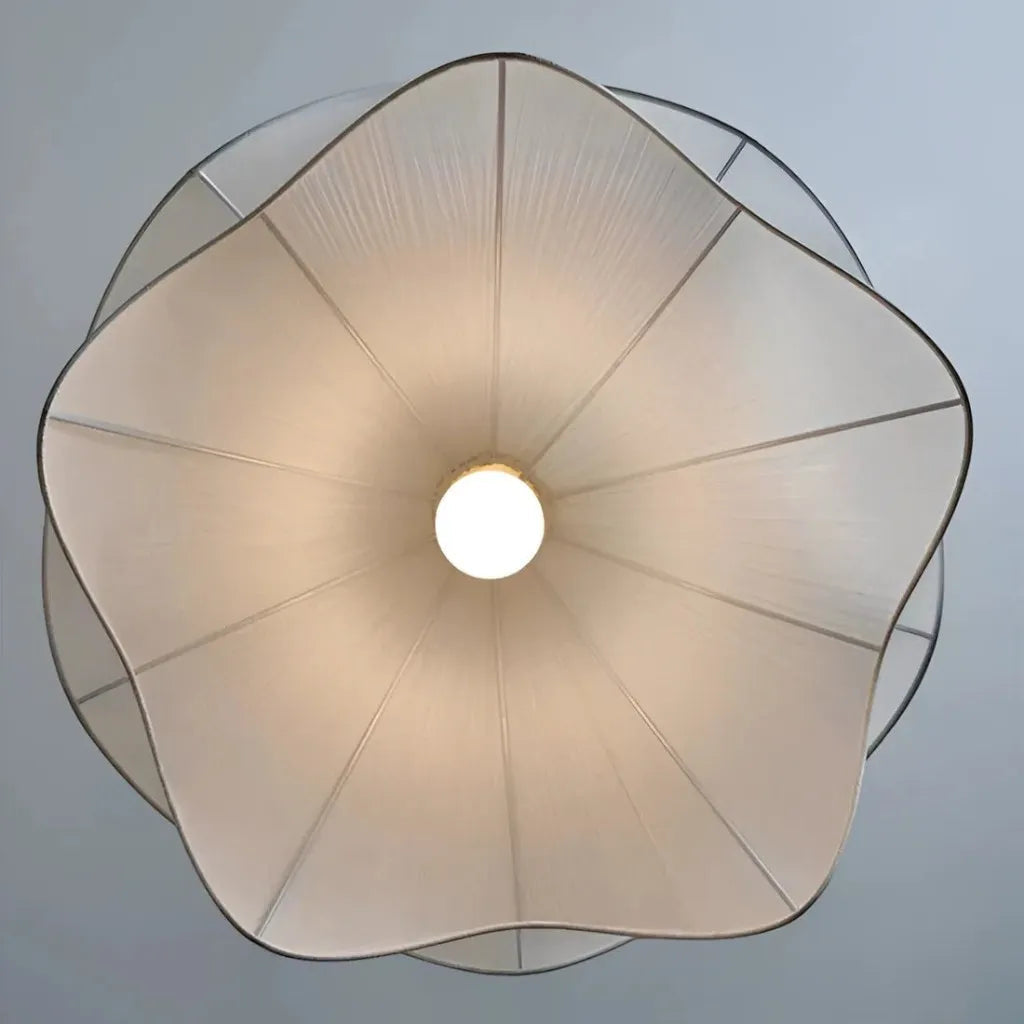 Lámpara Colgante Elara Haus - Iluminación de Cocina en Metal y Tela