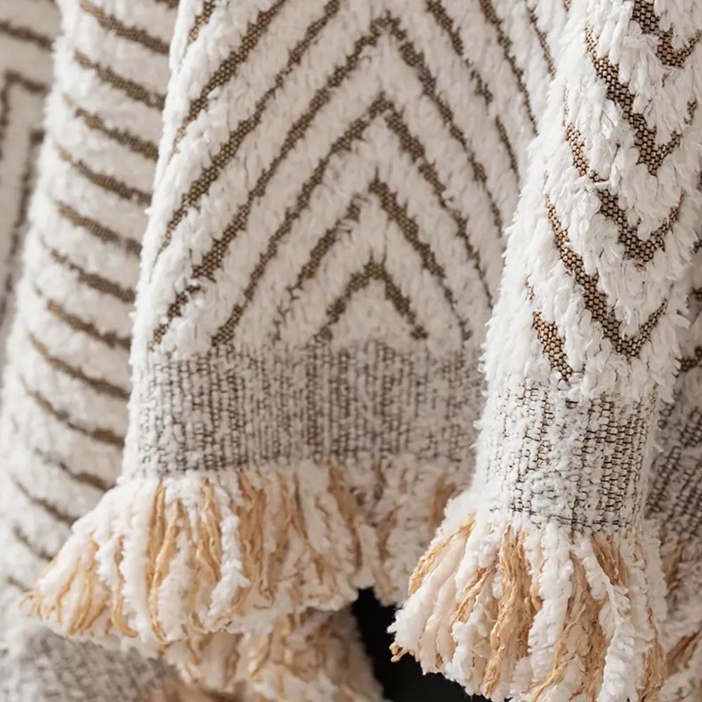 Protector de Sofá Premium - Manta de Patrón Herringbone