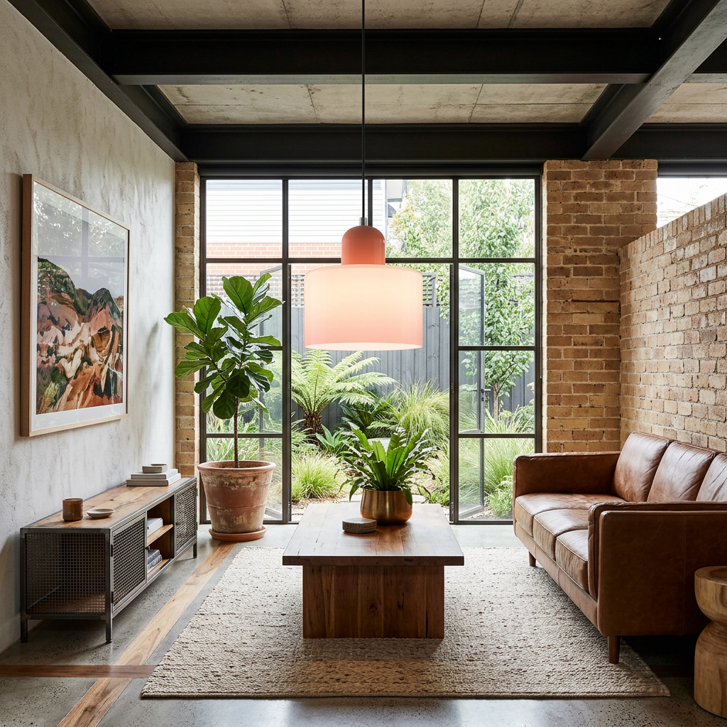 Elara Haus Lámpara Colgante Retro de Vidrio