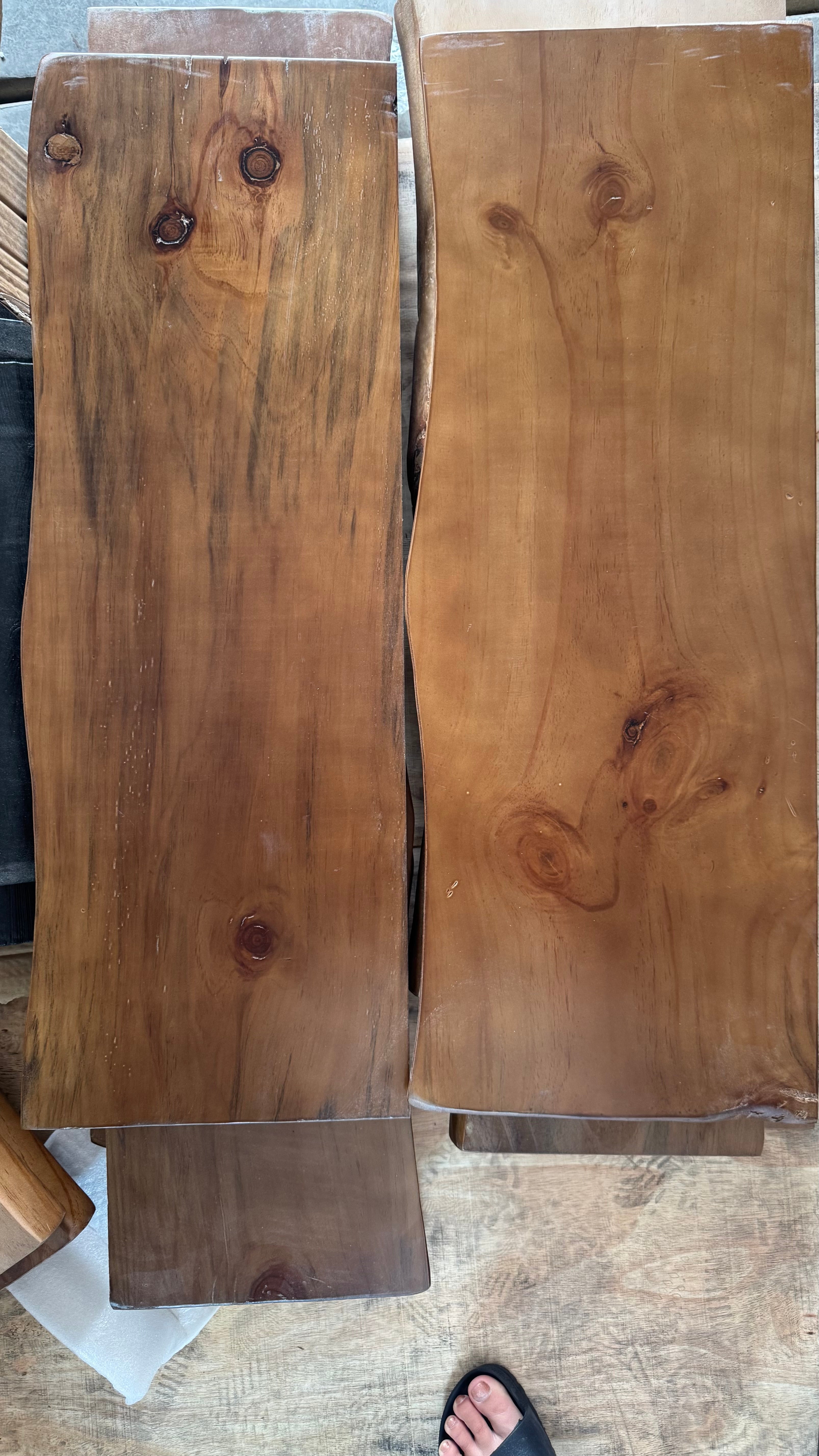 Estante Característico de Madera Dura Australiana Rústica Elara Haus