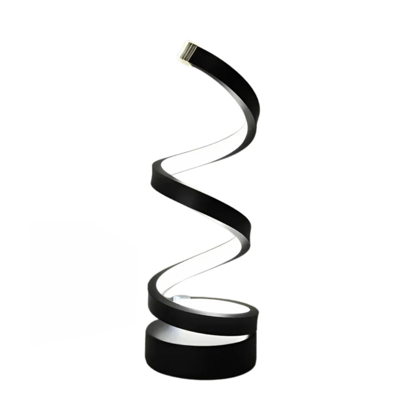 Lámpara de Mesa LED Escultural en Espiral Elara Haus
