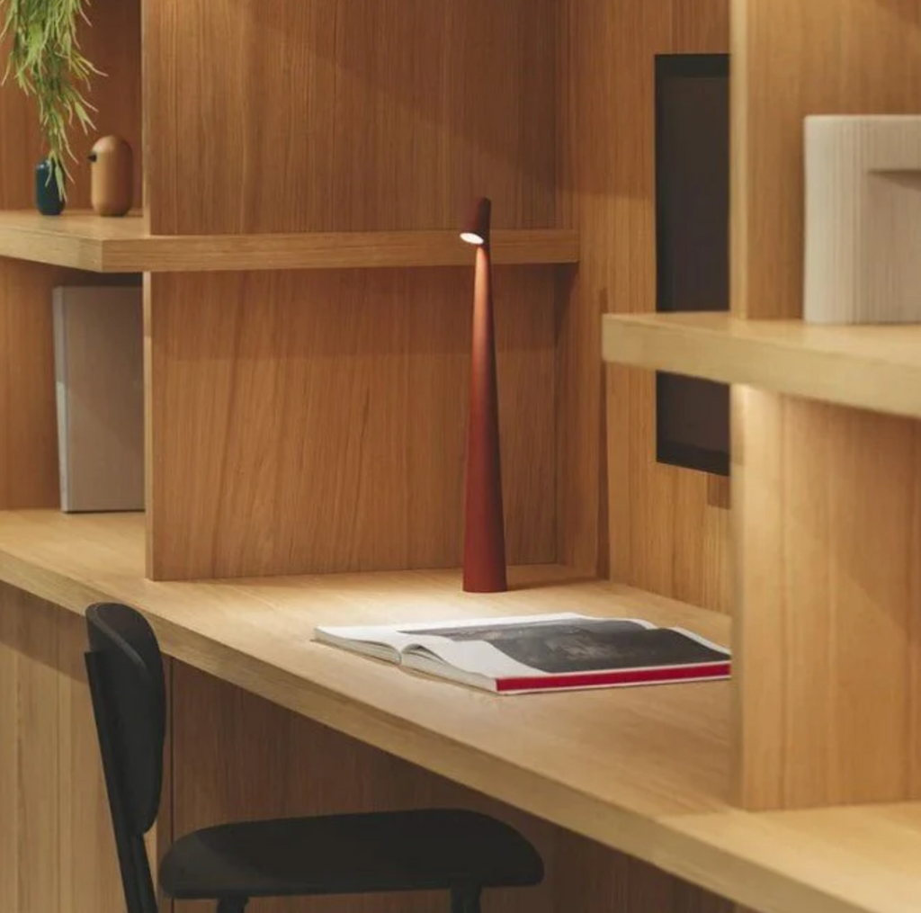 Elara Haus Lámpara Nocturna Minimalista Elegante - Lámpara Táctil Portátil