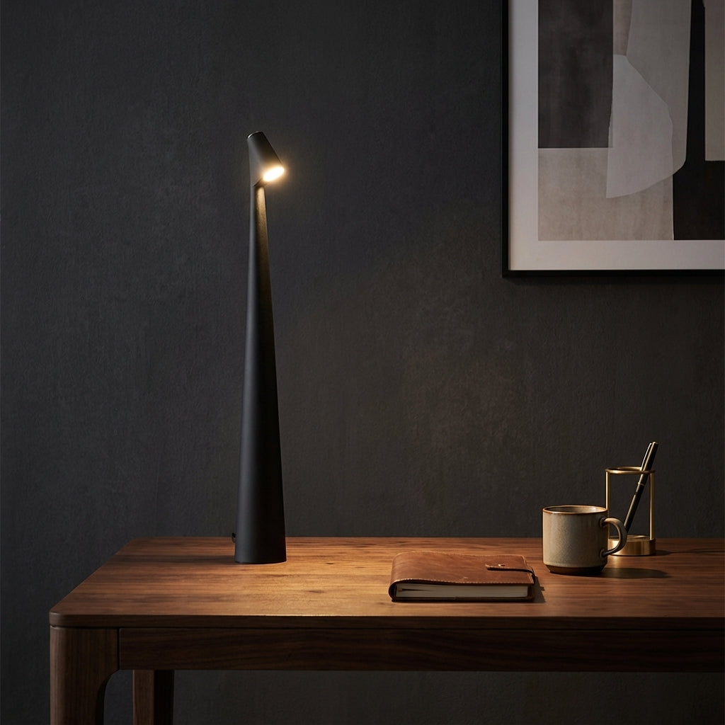 Elara Haus Lámpara Nocturna Minimalista Elegante - Lámpara Táctil Portátil