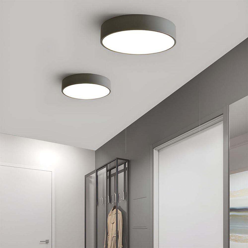 Elara Haus Lámpara de Techo Redonda Elegante - Disco LED Moderno