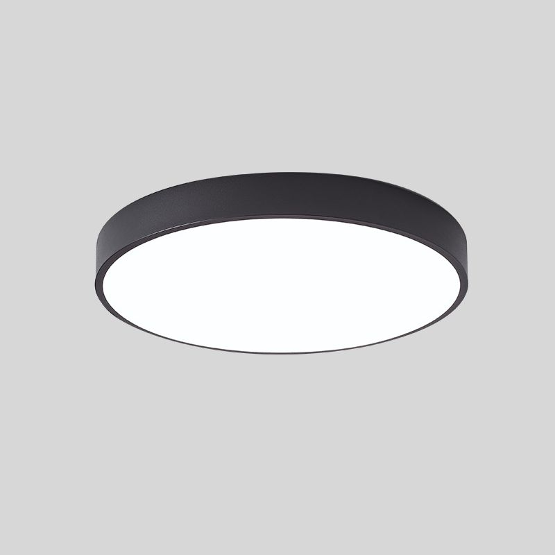 Elara Haus Lámpara de Techo Redonda Elegante - Disco LED Moderno