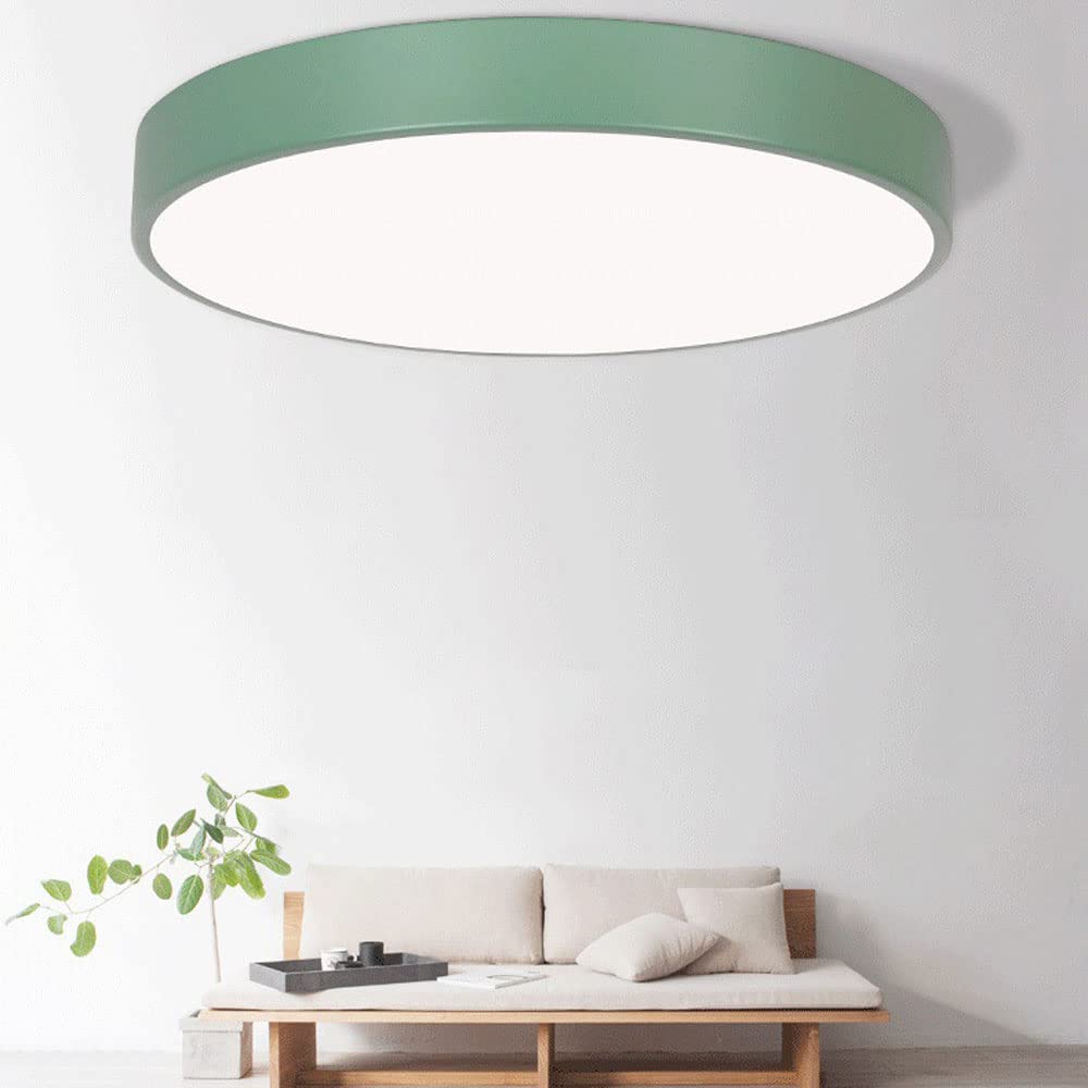 Elara Haus Lámpara de Techo Redonda Elegante - Disco LED Moderno