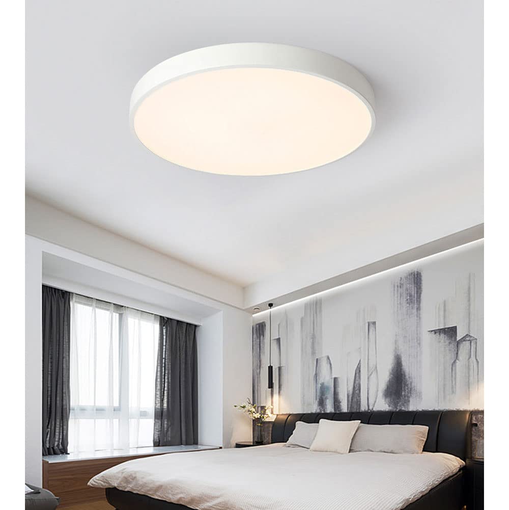 Elara Haus Lámpara de Techo Redonda Elegante - Disco LED Moderno