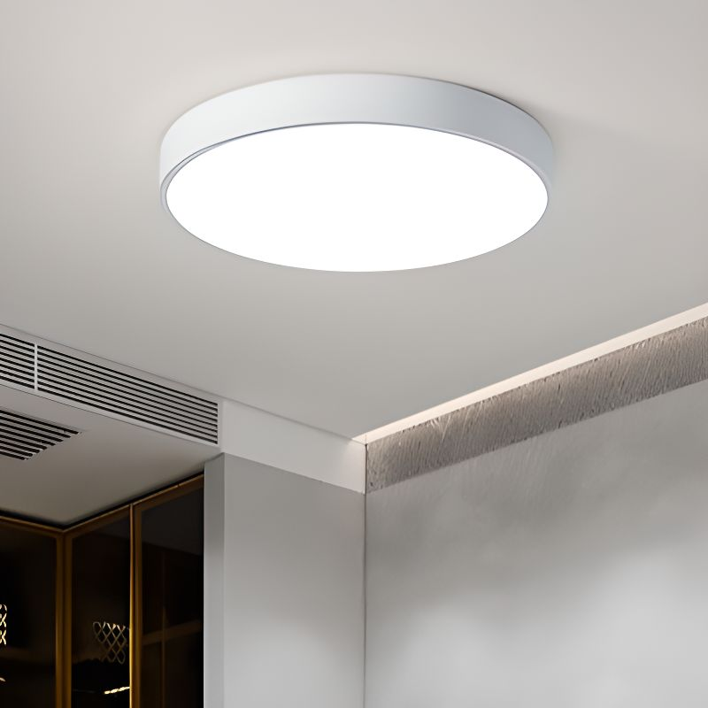 Elara Haus Lámpara de Techo Redonda Elegante - Disco LED Moderno