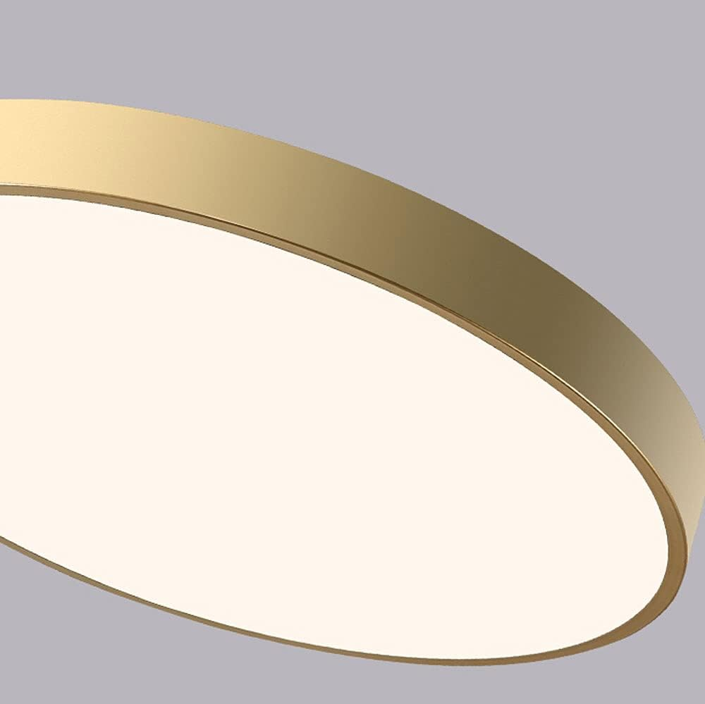 Elara Haus Lámpara de Techo Redonda Elegante - Disco LED Moderno