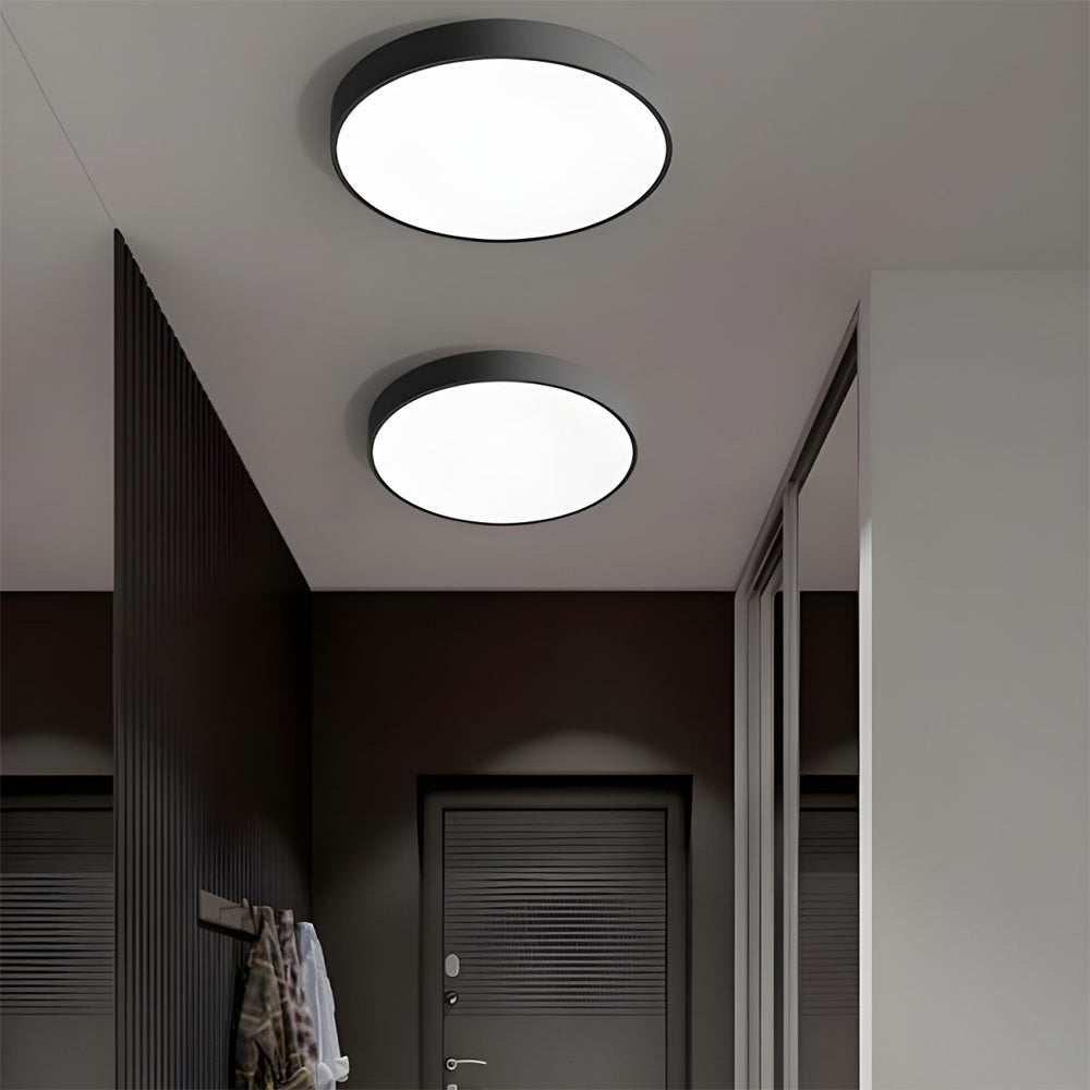 Elara Haus Lámpara de Techo Redonda Elegante - Disco LED Moderno