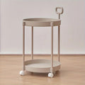 Mesa Lateral Rodante Estilosa Diseño Minimalista
