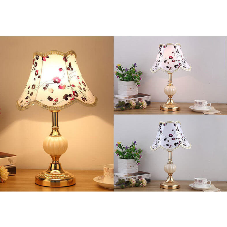 Lámpara de Mesa Tradicional Floral Elara Haus