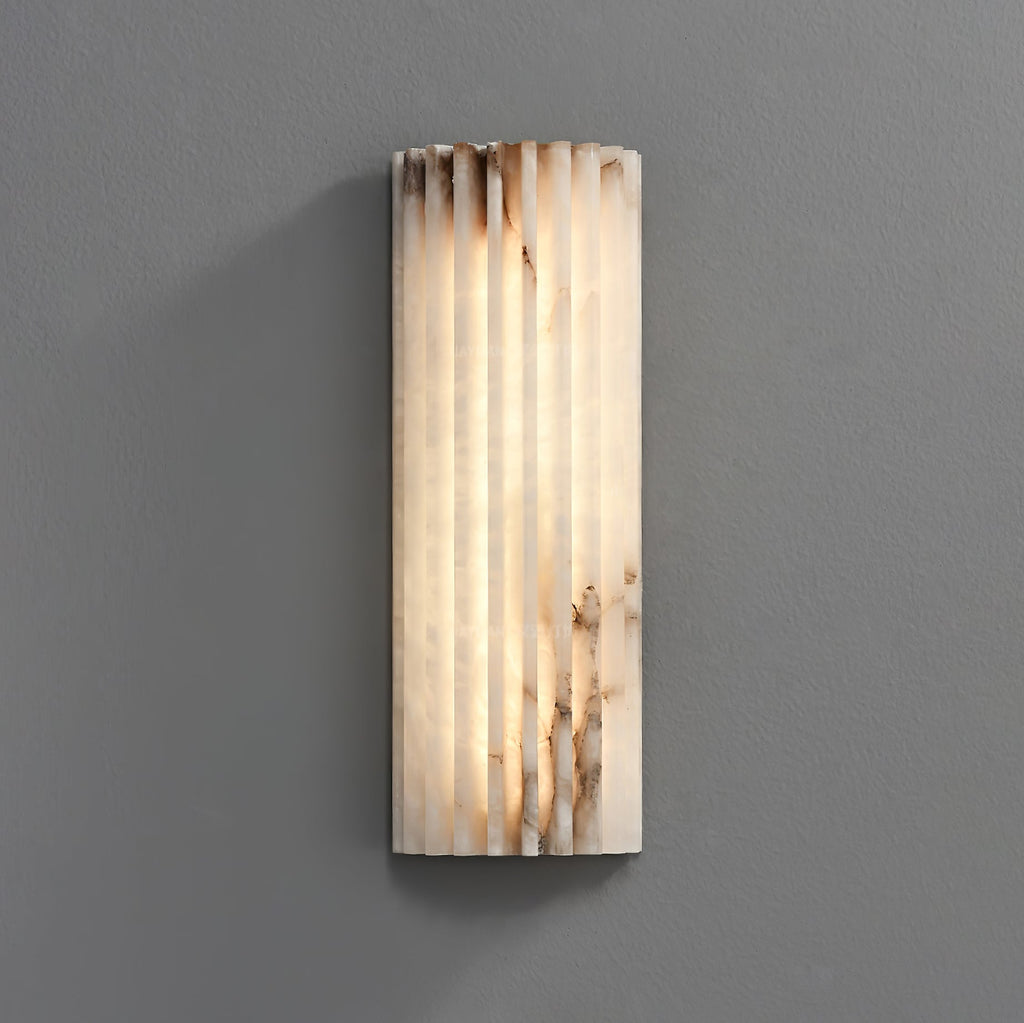 Lámpara de Pared Elara Haus - Aplique de Pared LED Integrado de Alabastro