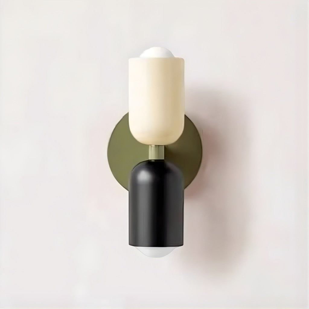 Lámpara de Pared Aplique de Pared de Hierro con Doble Cabeza