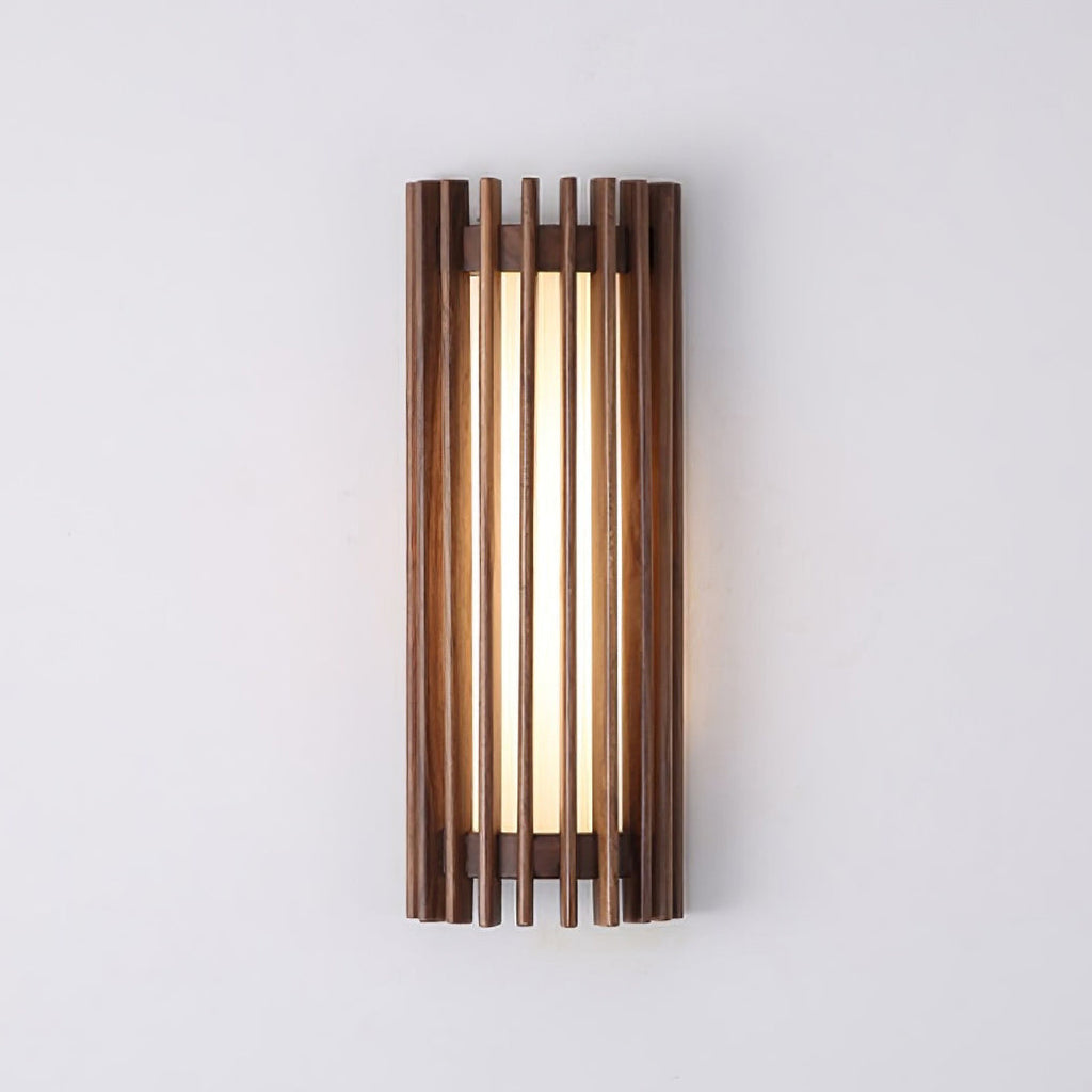 Lámpara de Pared Elara Haus - Aplique de Pared Elegante de Madera de Nogal