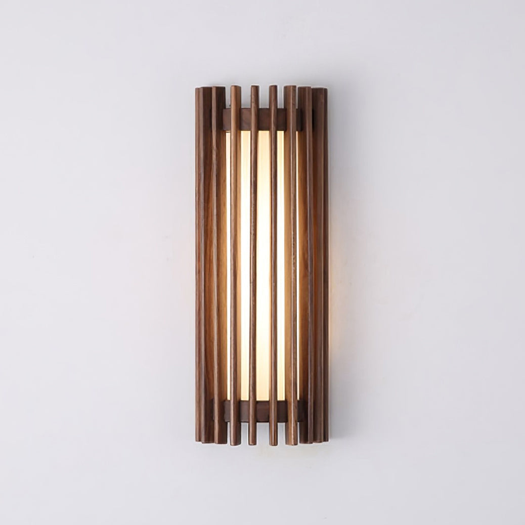 Lámpara de Pared Elara Haus - Aplique de Pared Elegante de Madera de Nogal