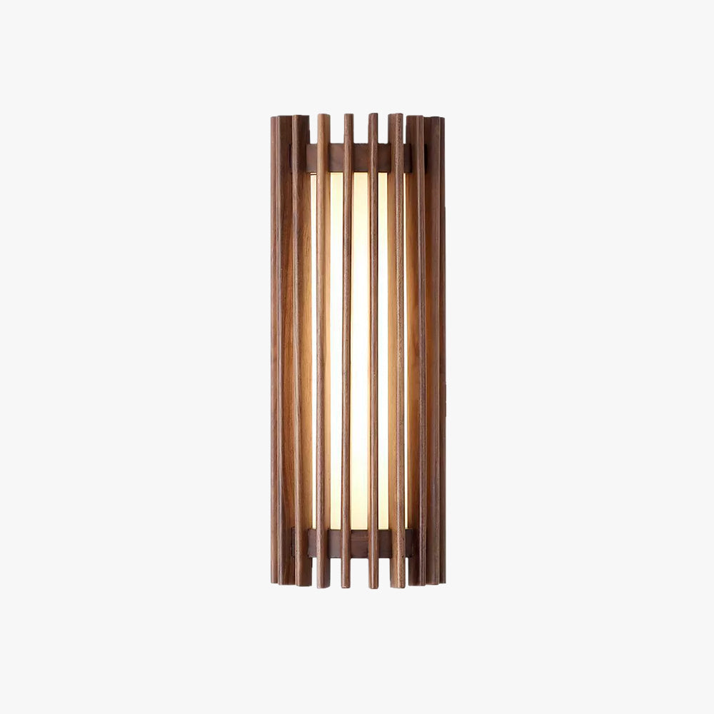 Lámpara de Pared Elara Haus - Aplique de Pared Elegante de Madera de Nogal