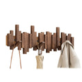 Perchero de Pared Elara Haus - Ganchos de Madera Premium para Pared