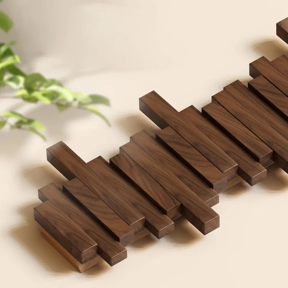 Perchero de Pared Elara Haus - Ganchos de Madera Premium para Pared