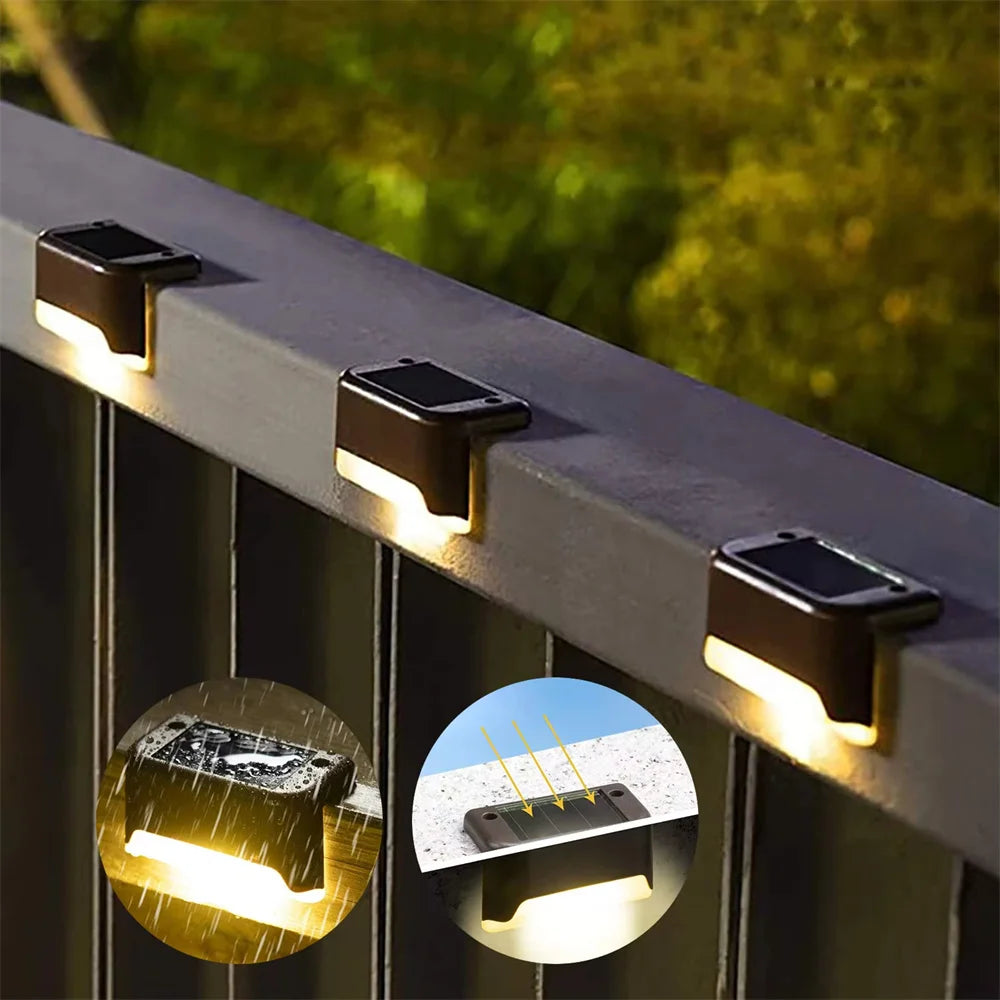 Luz de Escalera LED Solar Resistente a la Intemperie