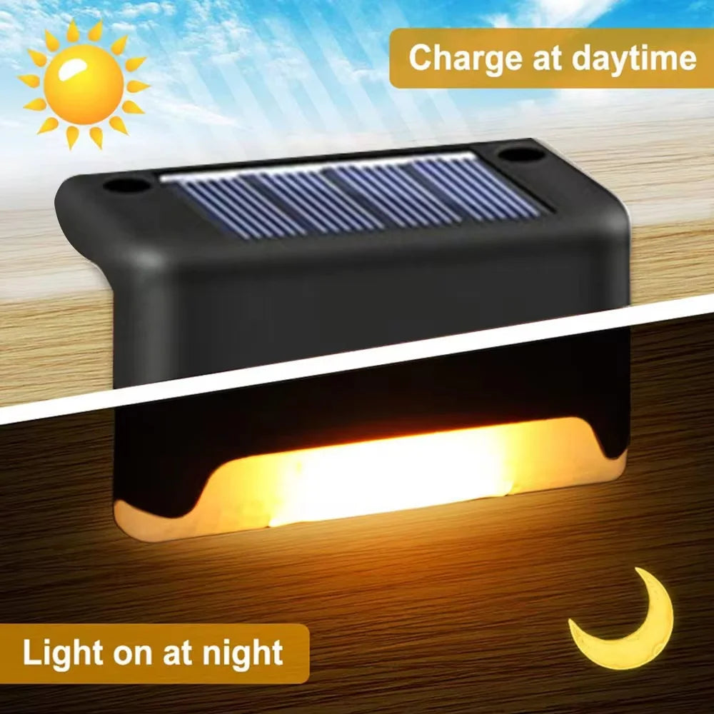 Luz de Escalera LED Solar Resistente a la Intemperie