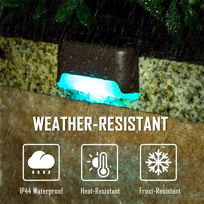 Luz de Escalera LED Solar Resistente a la Intemperie