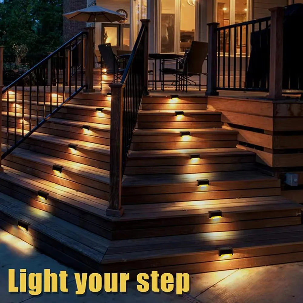 Luz de Escalera LED Solar Resistente a la Intemperie