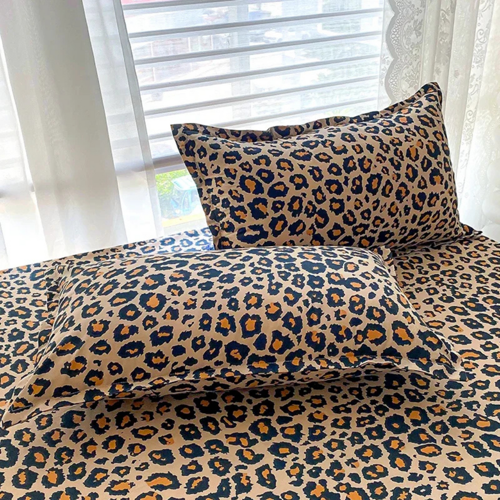 Funda de Edredón con Estampado de Leopardo