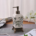 Dispensador de Jabón Elegante de Resina para Baño – Contenedor Moderno de Jabón Líquido, Diseño Estiloso