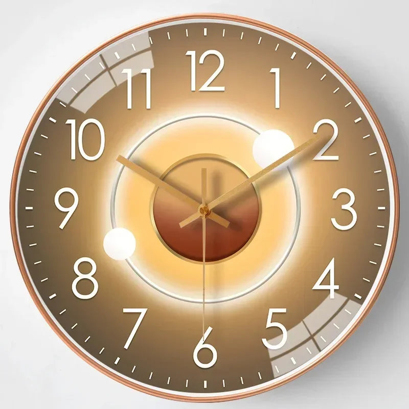 Reloj de pared elegante, silencioso y perfecto para cualquier habitación – mecanismo de cuarzo sin ruido – diseño moderno y estiloso que encaja en cualquier lugar