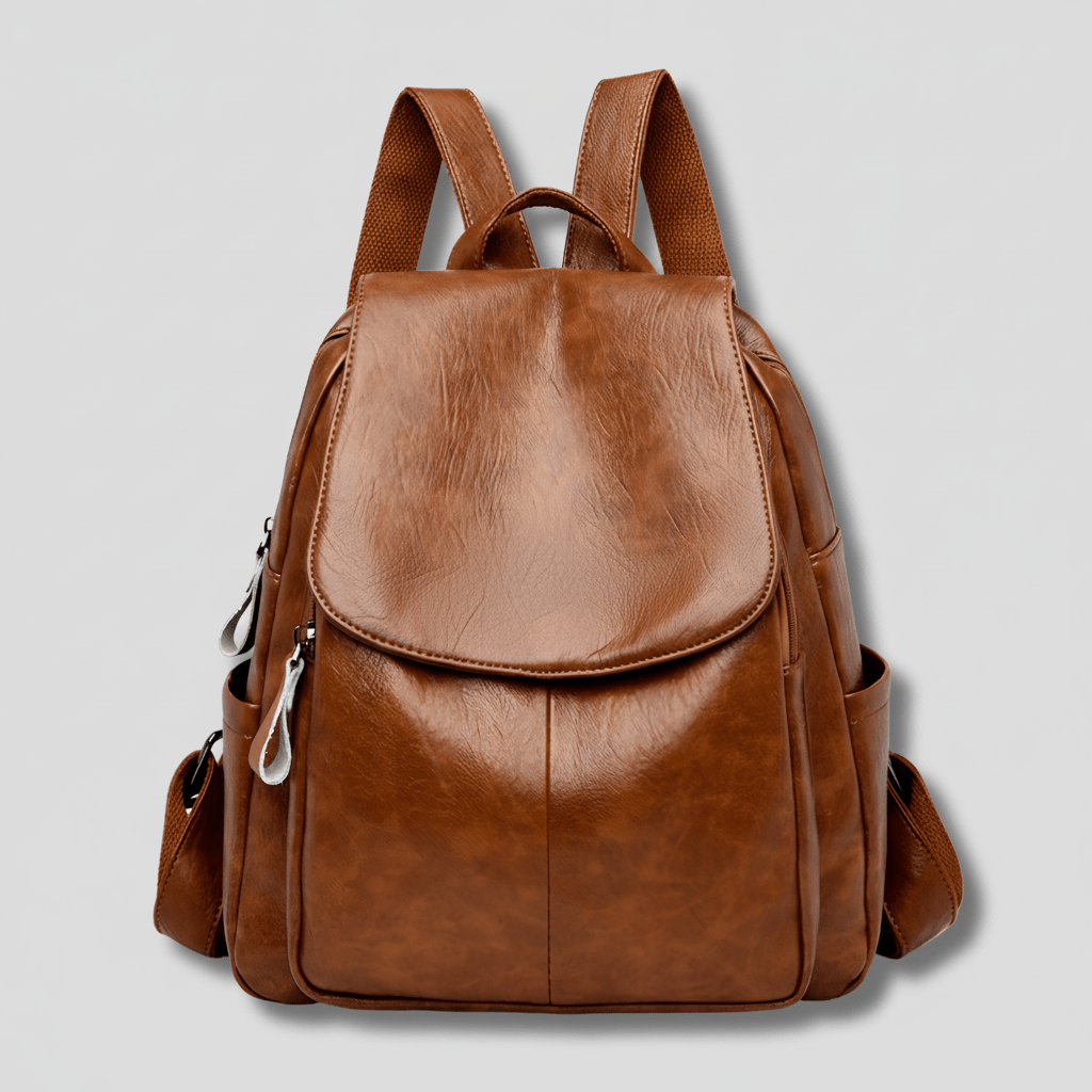 OPULENZA – Elegante mochila de cuero antirrobo para mujeres