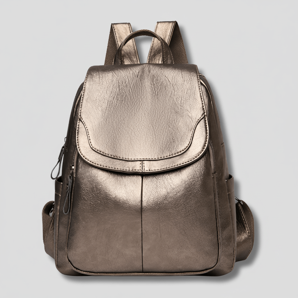 OPULENZA – Elegante mochila de cuero antirrobo para mujeres