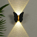 Lámpara de Pared Exterior Elegante con Mariposa - Luz Sconce LED