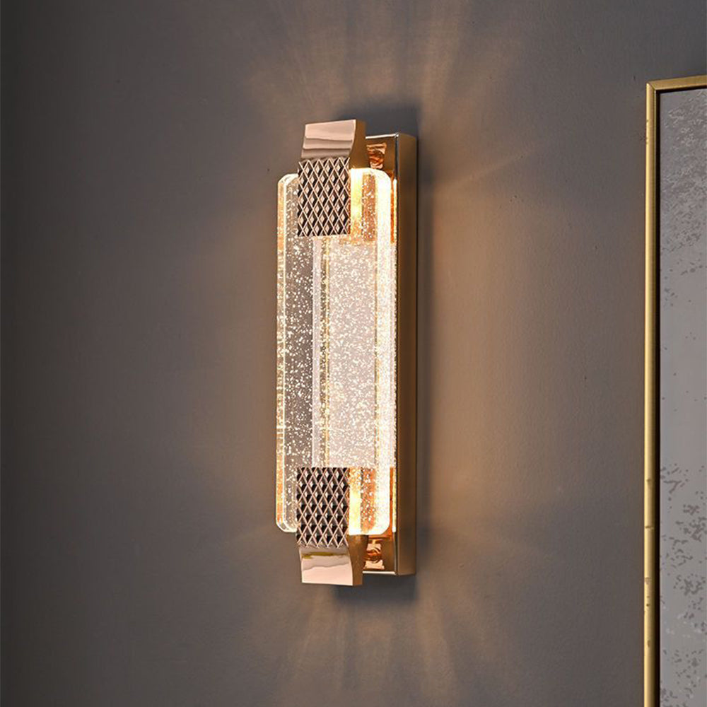 Luz de Pared de Cristal Elegante - Apliques Exquisitos para Espacios Lujosos