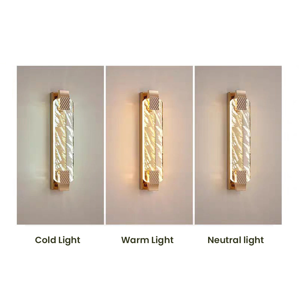Luz de Pared de Cristal Elegante - Apliques Exquisitos para Espacios Lujosos