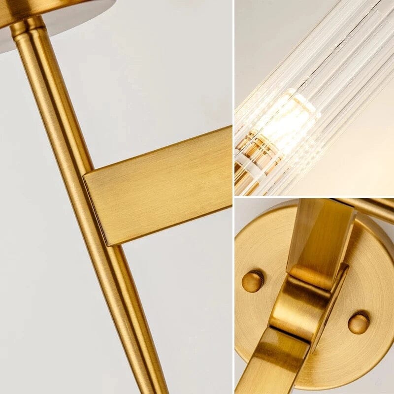 Aplique de Pared de Vidrio Elegante - Diseño Esférico para Espacios Modernos