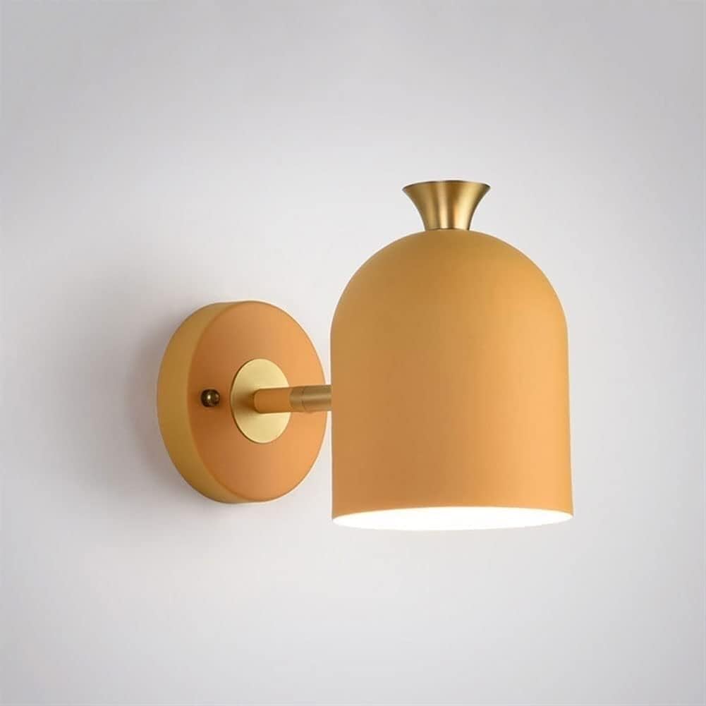 Aplique de Pared de Hierro Elegante - Diseño Moderno de 1 Bombilla para Espacios Estilosos