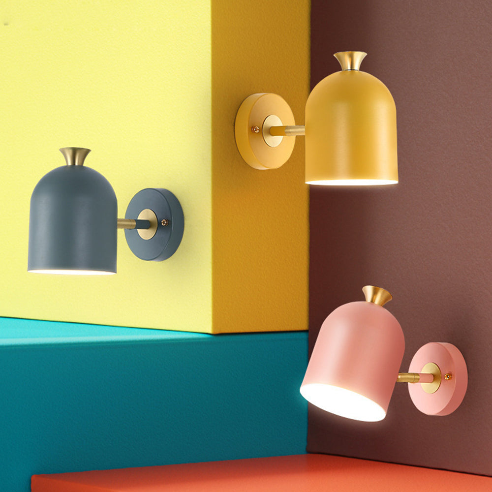 Aplique de Pared de Hierro Elegante - Diseño Moderno de 1 Bombilla para Espacios Estilosos