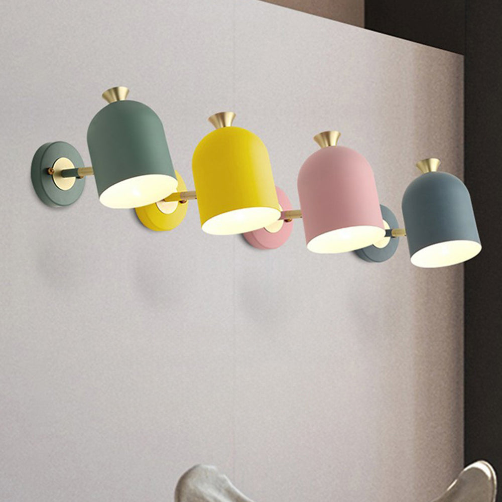 Aplique de Pared de Hierro Elegante - Diseño Moderno de 1 Bombilla para Espacios Estilosos