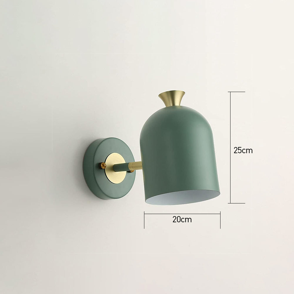 Aplique de Pared de Hierro Elegante - Diseño Moderno de 1 Bombilla para Espacios Estilosos