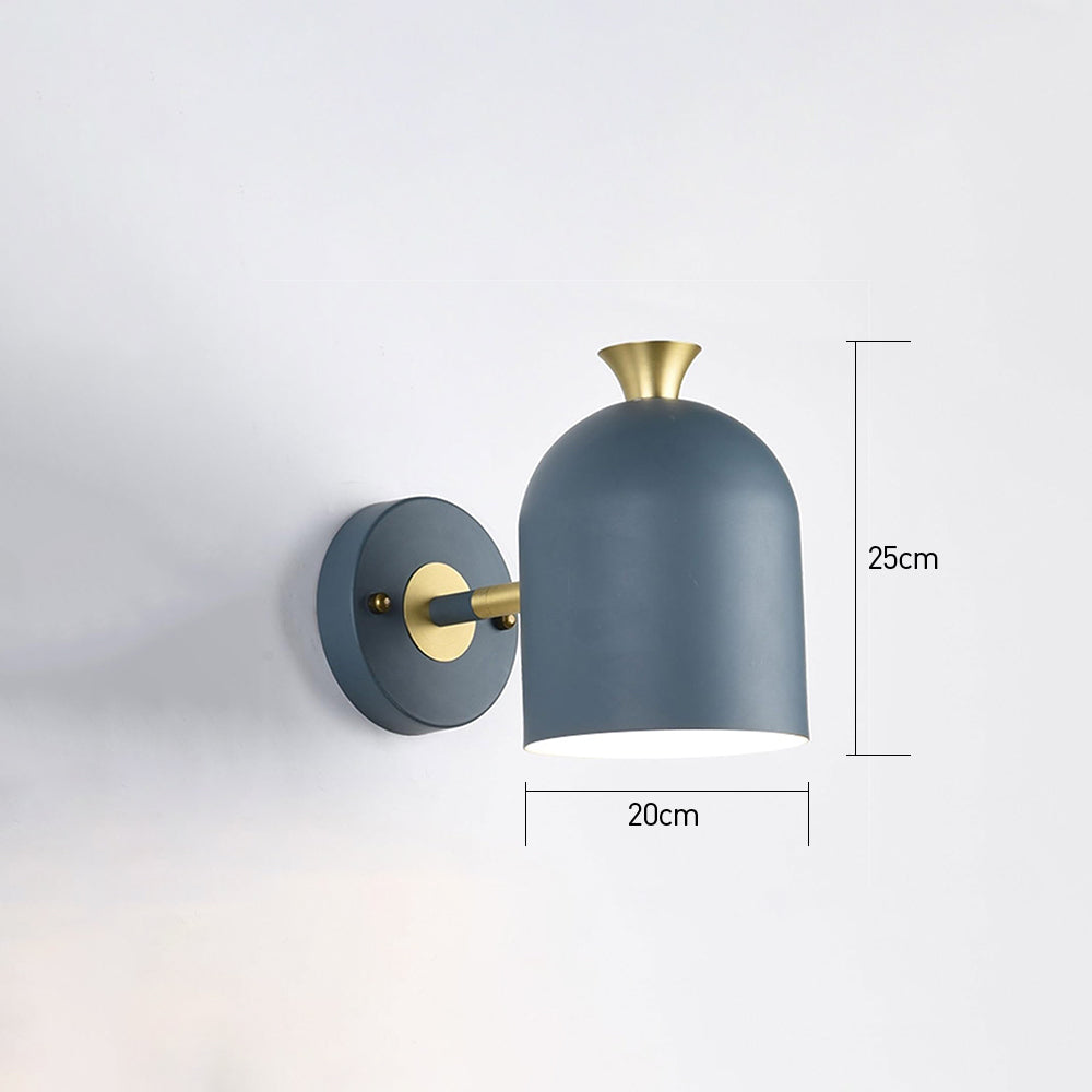 Aplique de Pared de Hierro Elegante - Diseño Moderno de 1 Bombilla para Espacios Estilosos