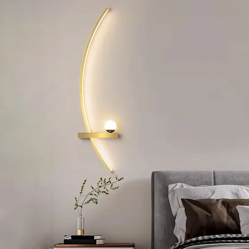 Luz de Pared LED Elegante – Aplique de Aluminio Moderno para Interiores del Hogar