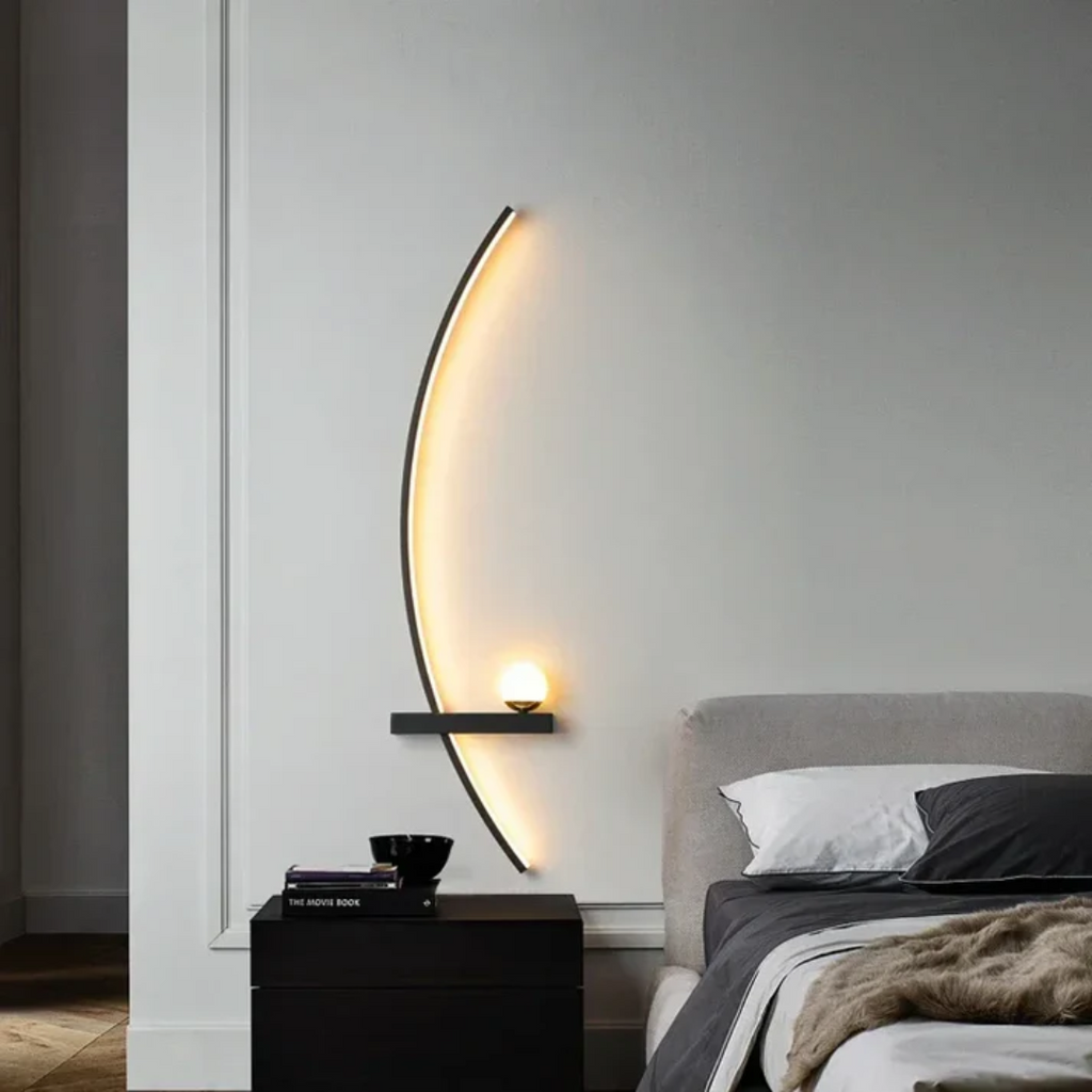 Luz de Pared LED Elegante – Aplique de Aluminio Moderno para Interiores del Hogar