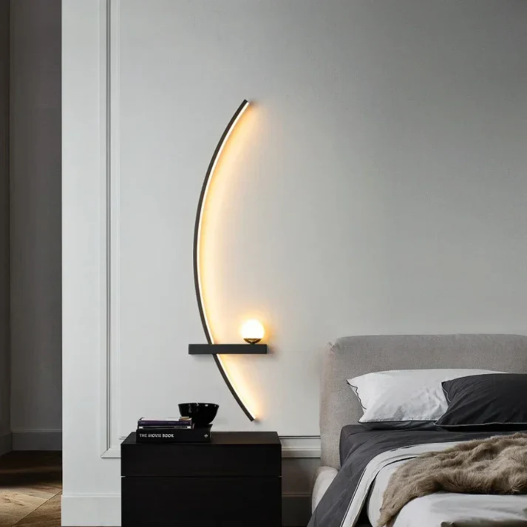 Luz de Pared LED Elegante – Aplique de Aluminio Moderno para Interiores del Hogar
