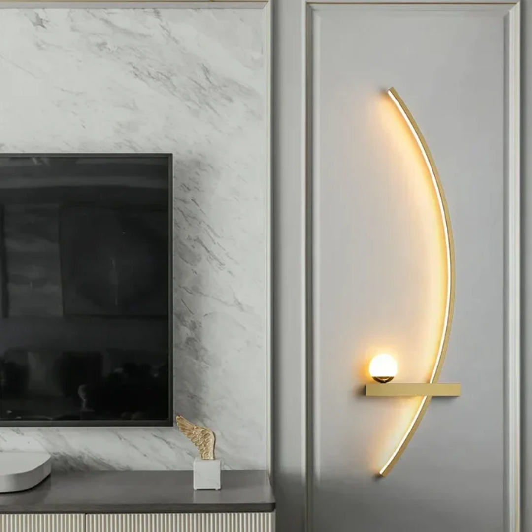 Luz de Pared LED Elegante – Aplique de Aluminio Moderno para Interiores del Hogar
