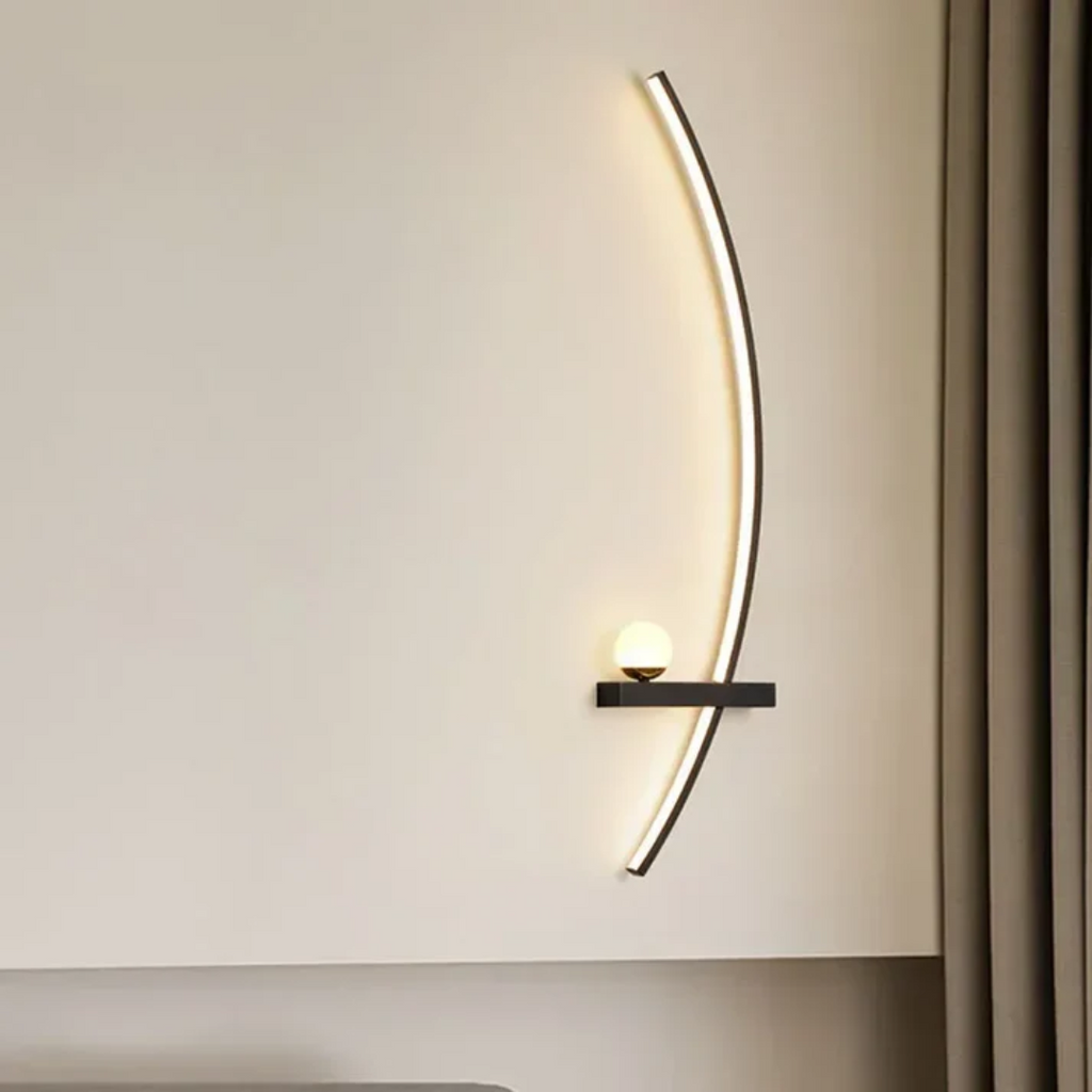 Luz de Pared LED Elegante – Aplique de Aluminio Moderno para Interiores del Hogar