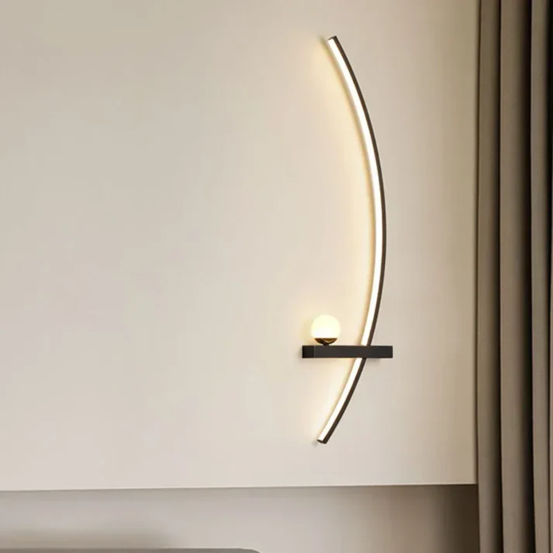 Luz de Pared LED Elegante – Aplique de Aluminio Moderno para Interiores del Hogar