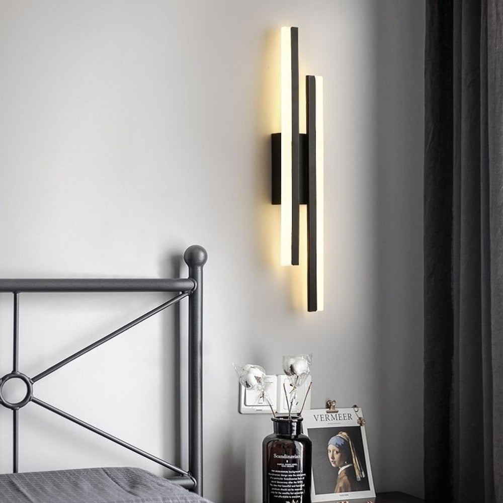 Aplique de Pared Largo de Acrílico Elegante con Iluminación LED