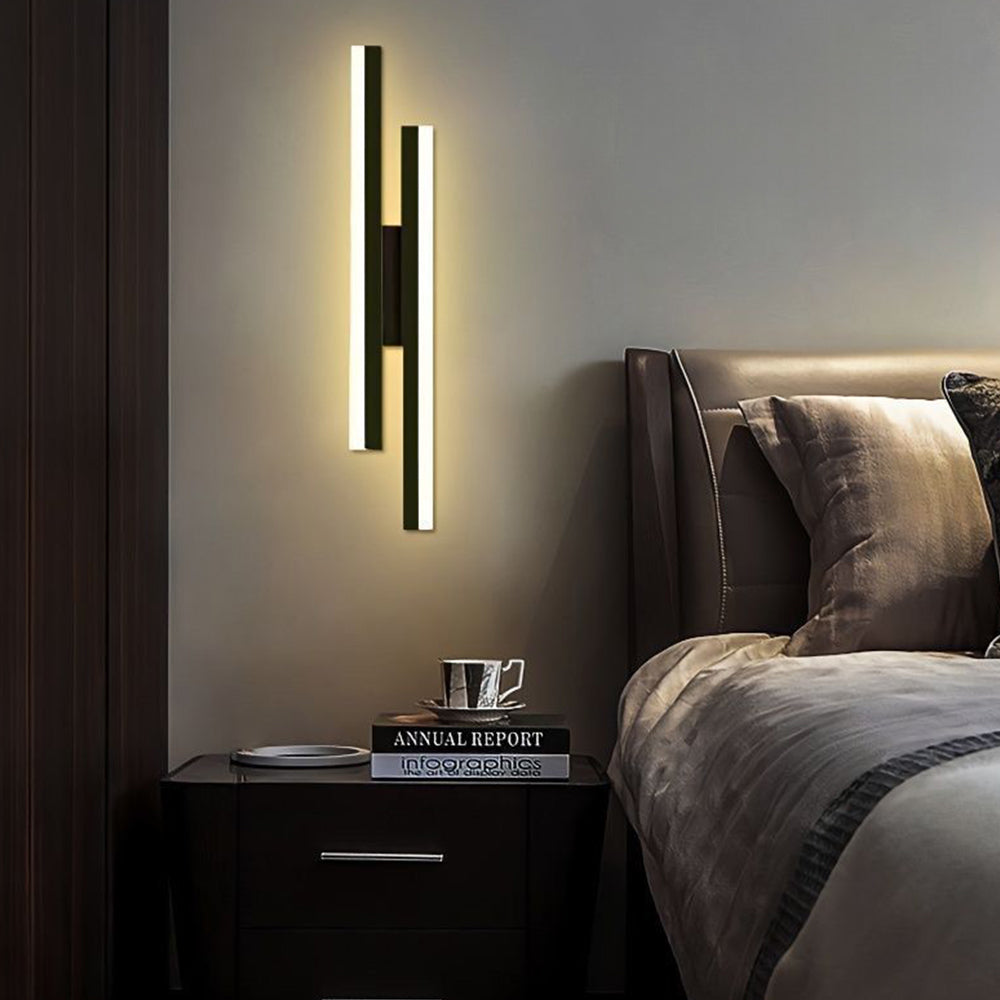 Aplique de Pared Largo de Acrílico Elegante con Iluminación LED